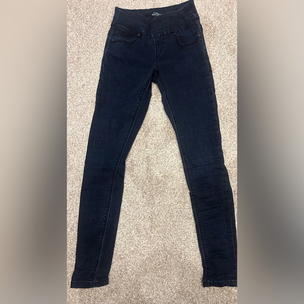 Lola Jeans Anna DB Mid Rise Skinny Size US 0